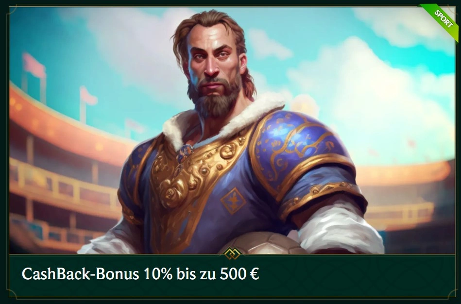 Sportwetten Cashback Aktion bei Casinia Schweiz